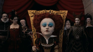 Helena Bonham Carter as the Red Queen 